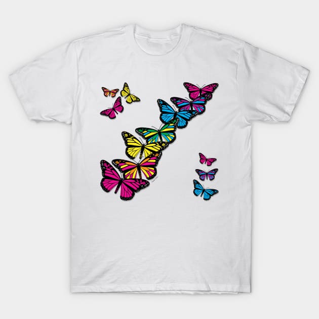 Butterflies T-Shirt by artsytoocreations